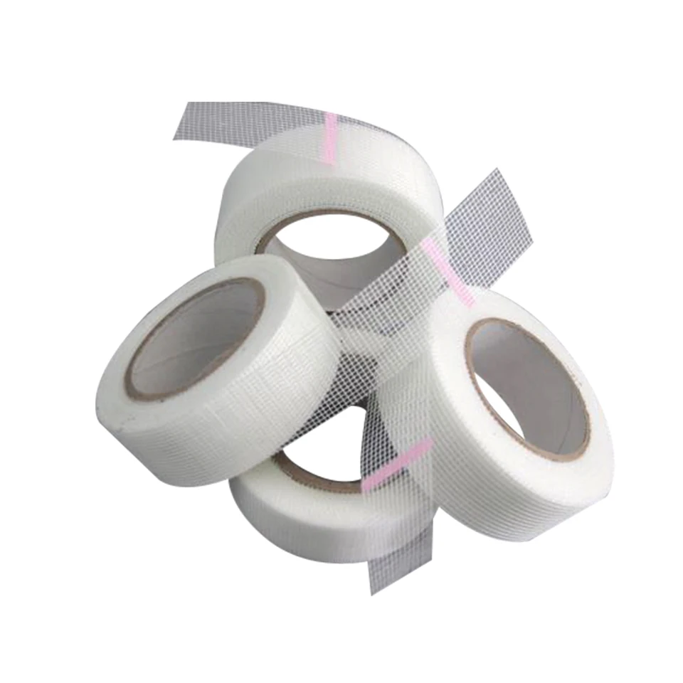 
customized factory price self adhesive reinforced fiberglass mesh drywall joint tape 