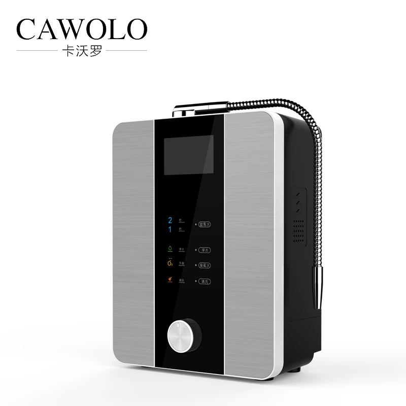 Number of electrodes 9 plates alkaline water ionizer inner filter under counter alkaline water ionizer