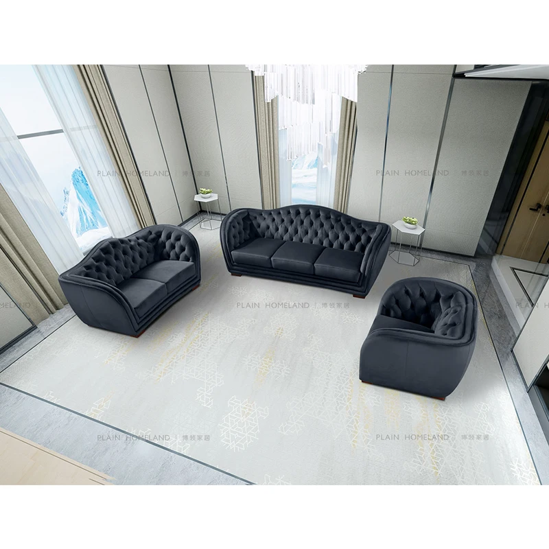 Living room cloth art three simple comfortable home furniture hotel room restaurant lobby public area sofa