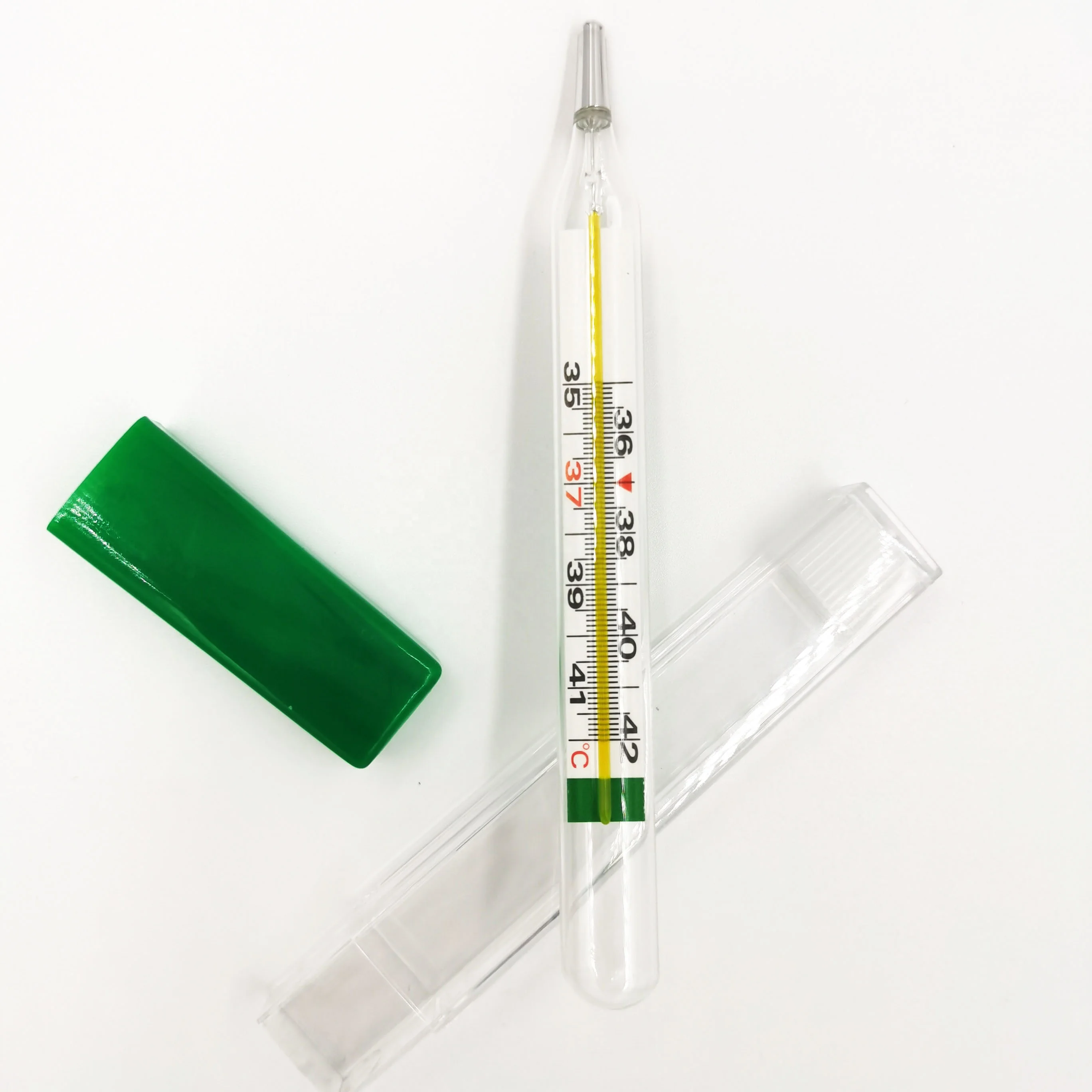 
Clinical Fever Under Arm Testing Gallium Alloy Mercury-free Thermometers for Human Body 