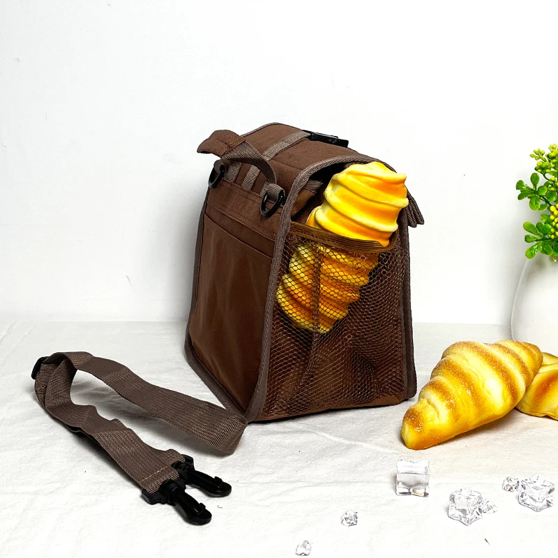 Portable Premium Small Student Recycle Cooler Bag Roll Top Thermal Bag for Frozen Food