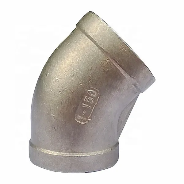 Plumbing Fittings 45/90 degree Elbow Stainless Steel 304 316 Elbow Fittings NPT BSP Thread Elbow
