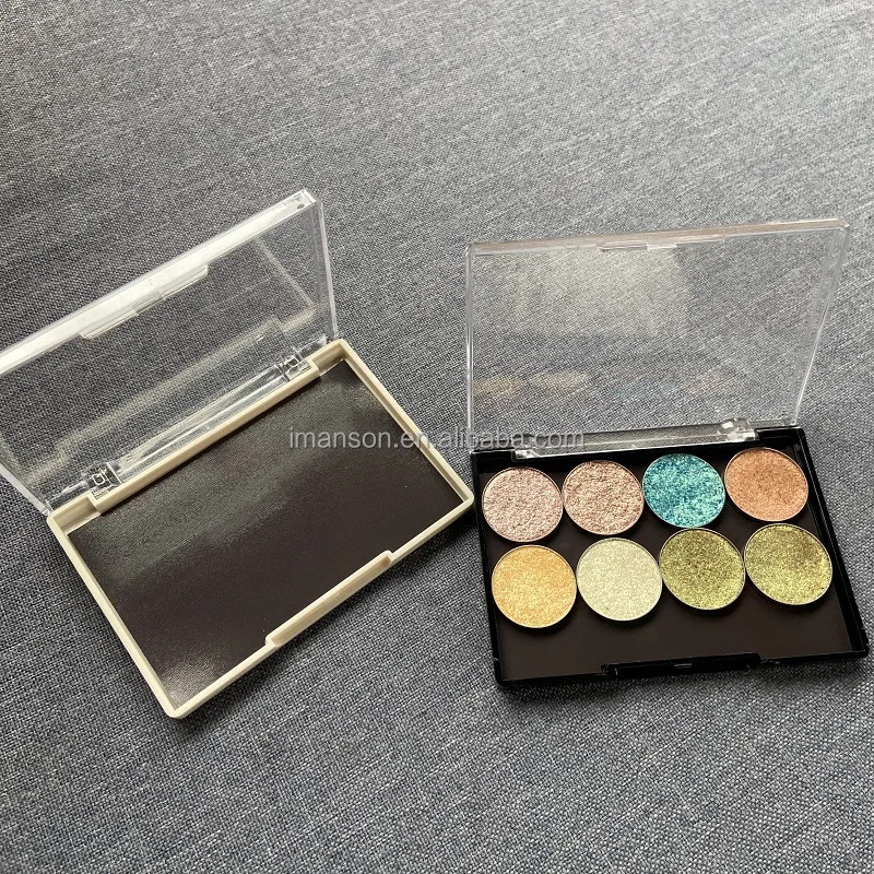 OEM Wholesale High Quality Refillable Eye Shadow Empty Pallet Magnetic Cardboard Makeup Eyeshadow Palette
