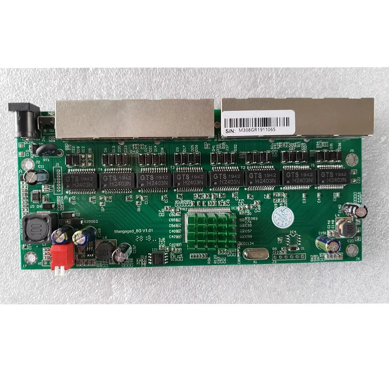 Port Trunk QoS IGMP SNMP Gigabit Network Switch Management Vlan Switch 8 Port