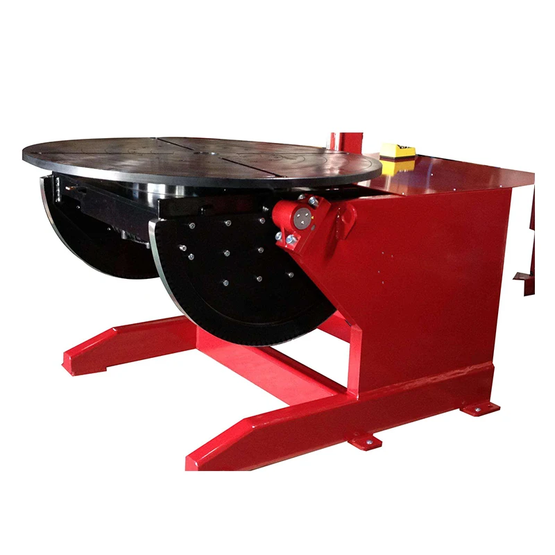 0-90 Degrees Rotary Table 300Kg Welding Positioner Chuck Safety
