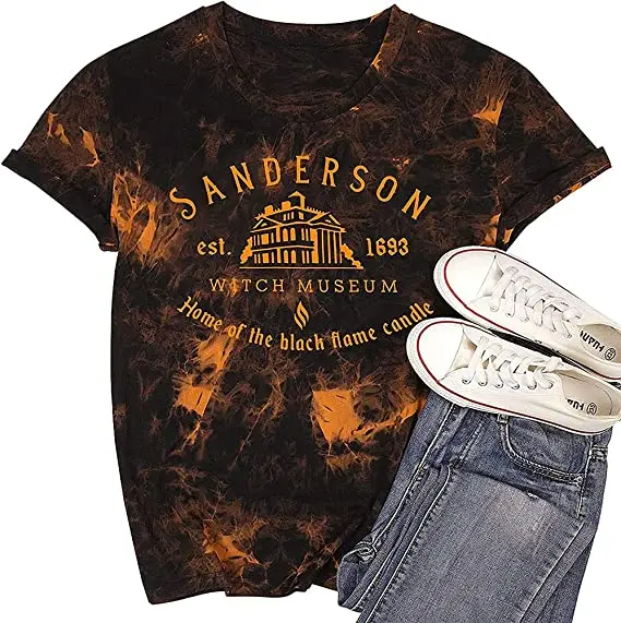 Wholesale Halloween Movie Graphic Costume Classic Hocus Pocus Shirt Womens Sanderson Sisters T-Shirts for Women