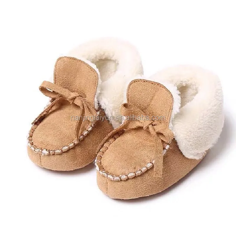 
Autumn and winter thickened baby shoes boys and girls snow boots toddlers floor shoes soft soles non-slip shoes 