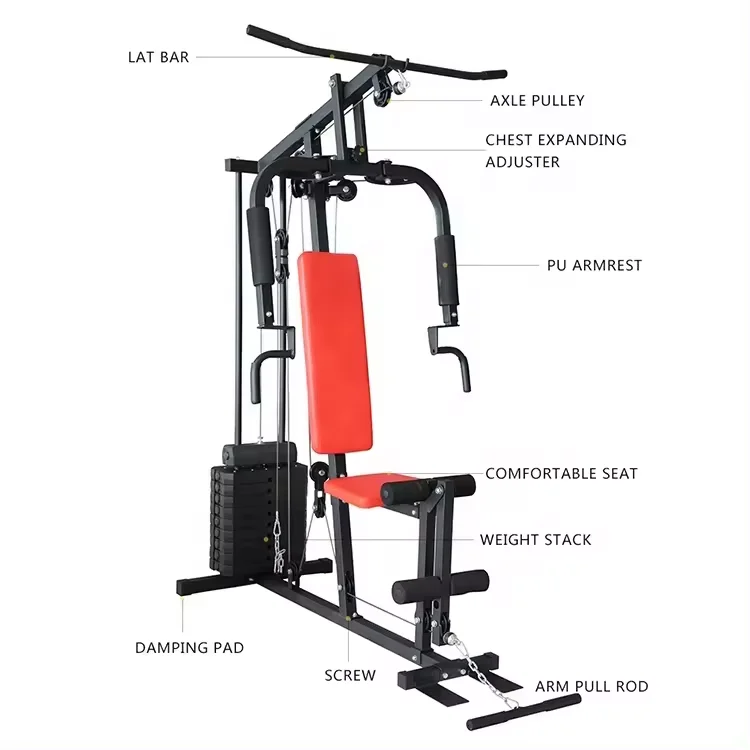 Factory Direct Deal High Quality Multi Functional Total Fitness Exercise Body Building Home Gym Equipment