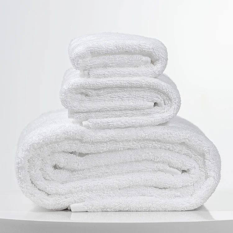 Wholesale Price High-quality Cotton White 5 Star Hotel Towels Bath Towel Hand Towel