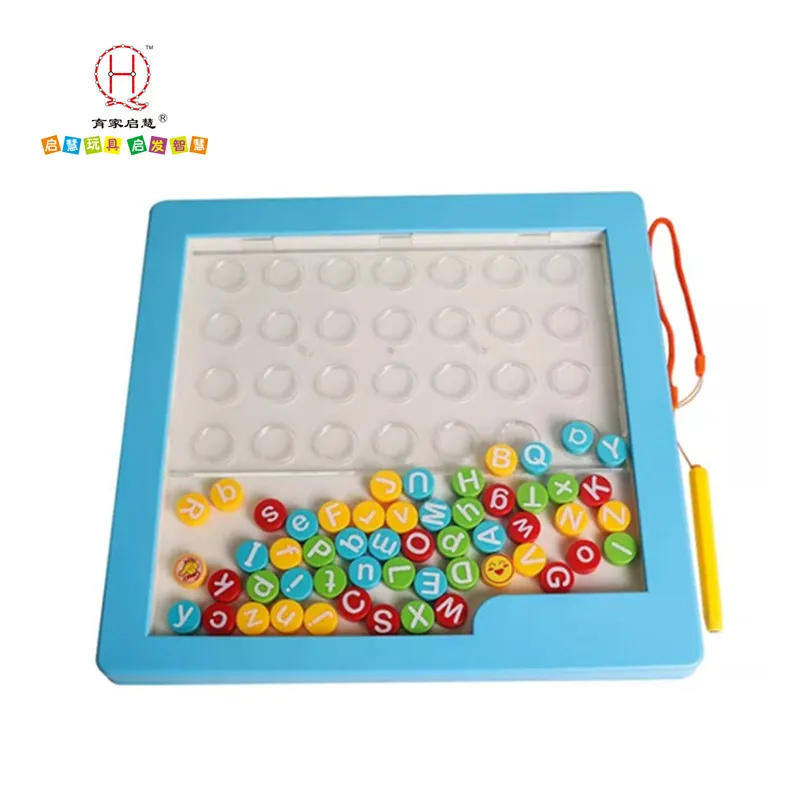 Новинка 2022 магнитная доска Magalpha обучающая для рисования игрушка детей с верхним корпусом и буквами magpad
