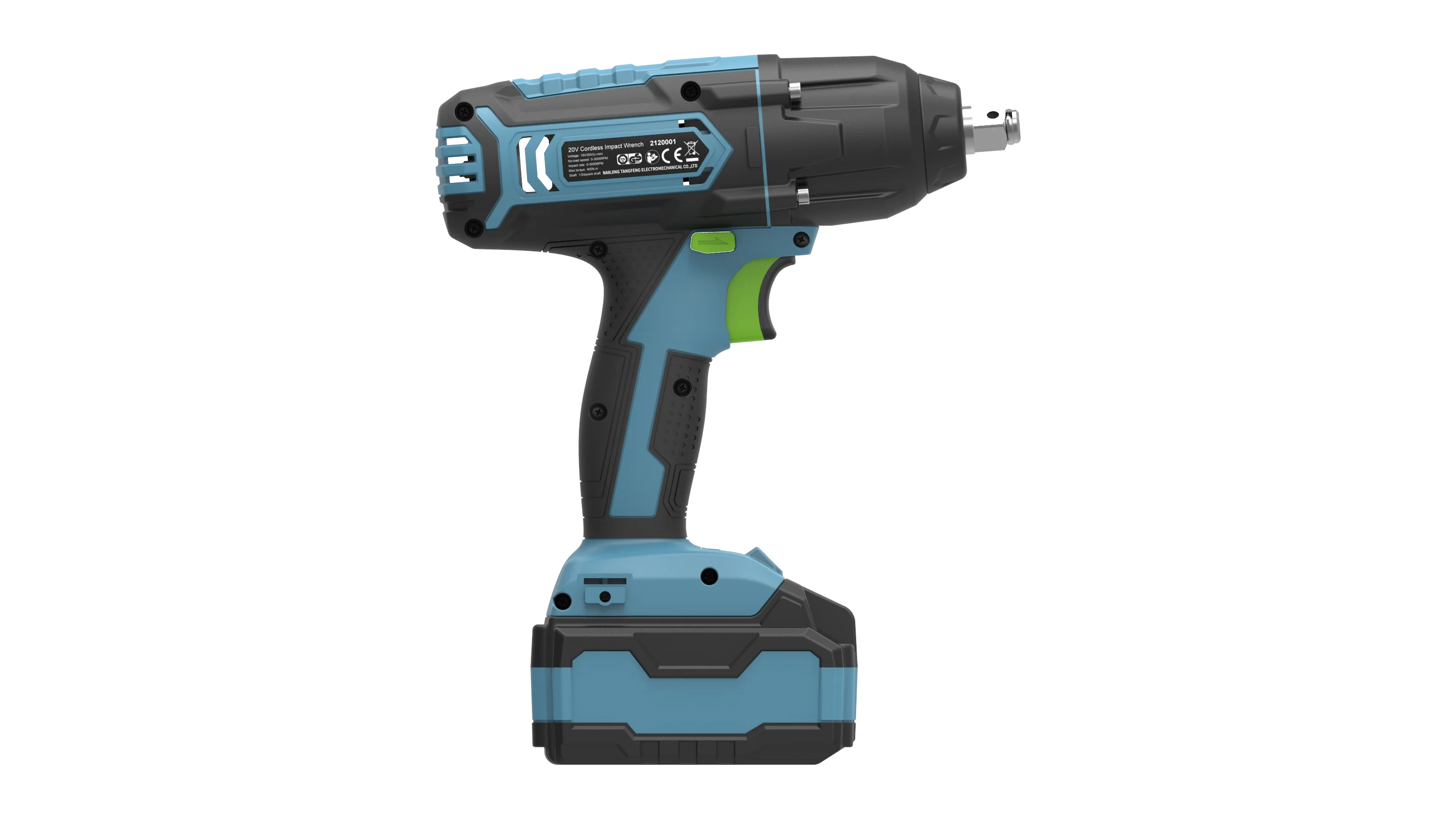 18V Cordless Impact Controlled Rechargeable Torque Wrench 0-2300RPM 21*21*5cm Electricity 220-240V Bmc+colorbox Chinese 887# DIY