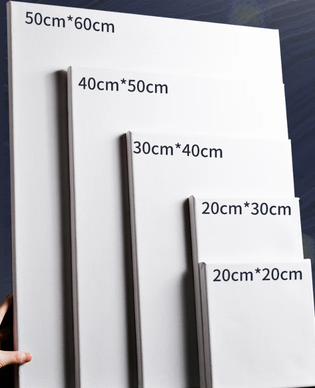 280g professional blank stretched wooden canvas