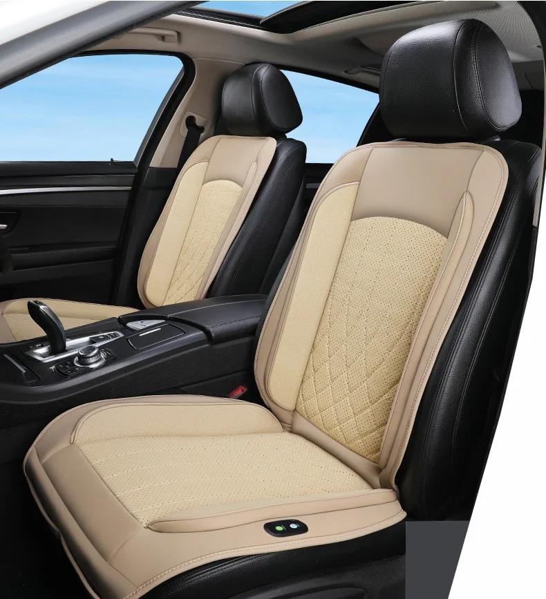12v 24v winter heated warm heating air ventated massage car cushion seat cover
