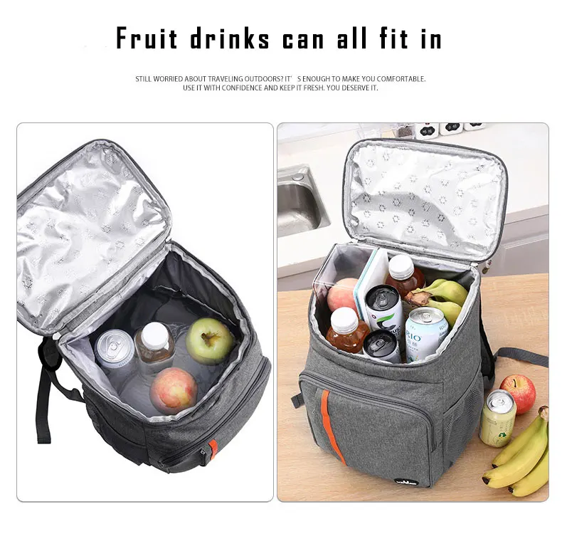 Outdoor travel portable insulated bag cooler backpack insulated waterproof with customized logo