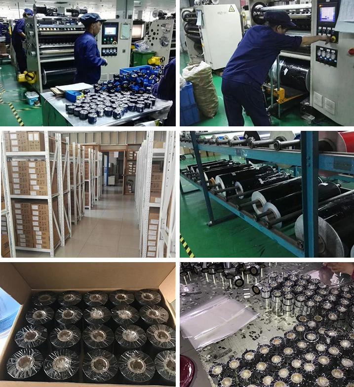 Print Carbon Belt Ribbon Thermal Transfer Ribbon Wax / Resin / Wax Resin Barcode Ribbon