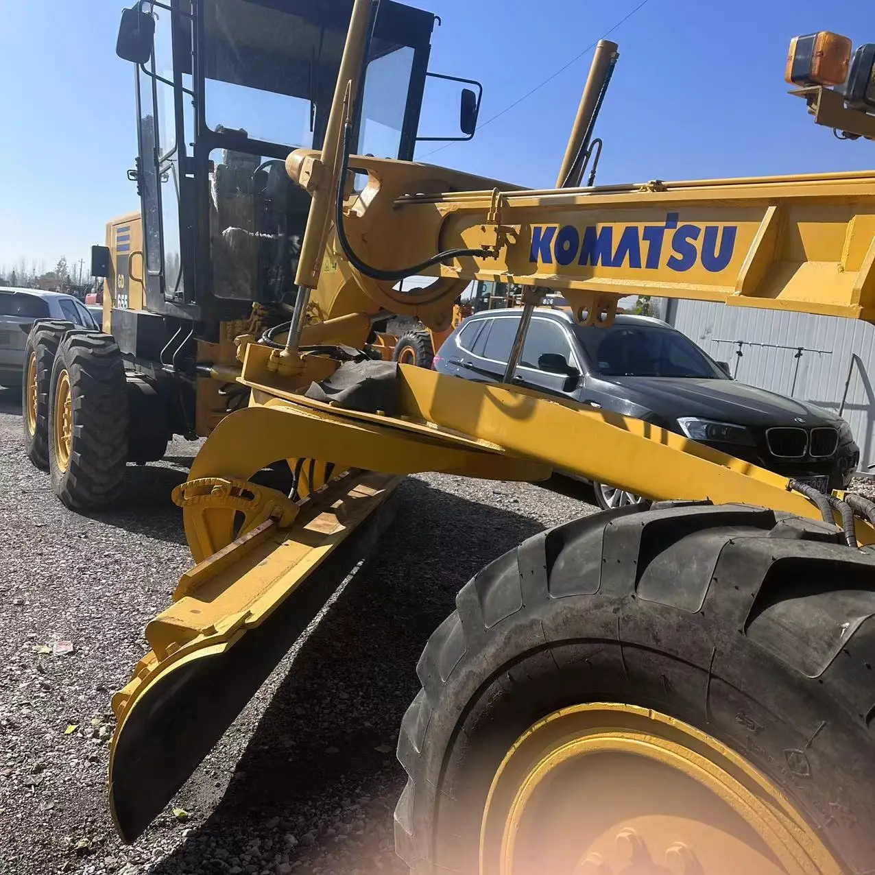 Komatsu wheeled road construction grader machine Komatsu 655 grader grader for sale