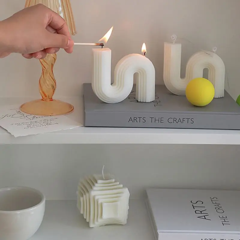 Ins New Geometrical Art, Candle Soy Wax Custom Scented Candle/