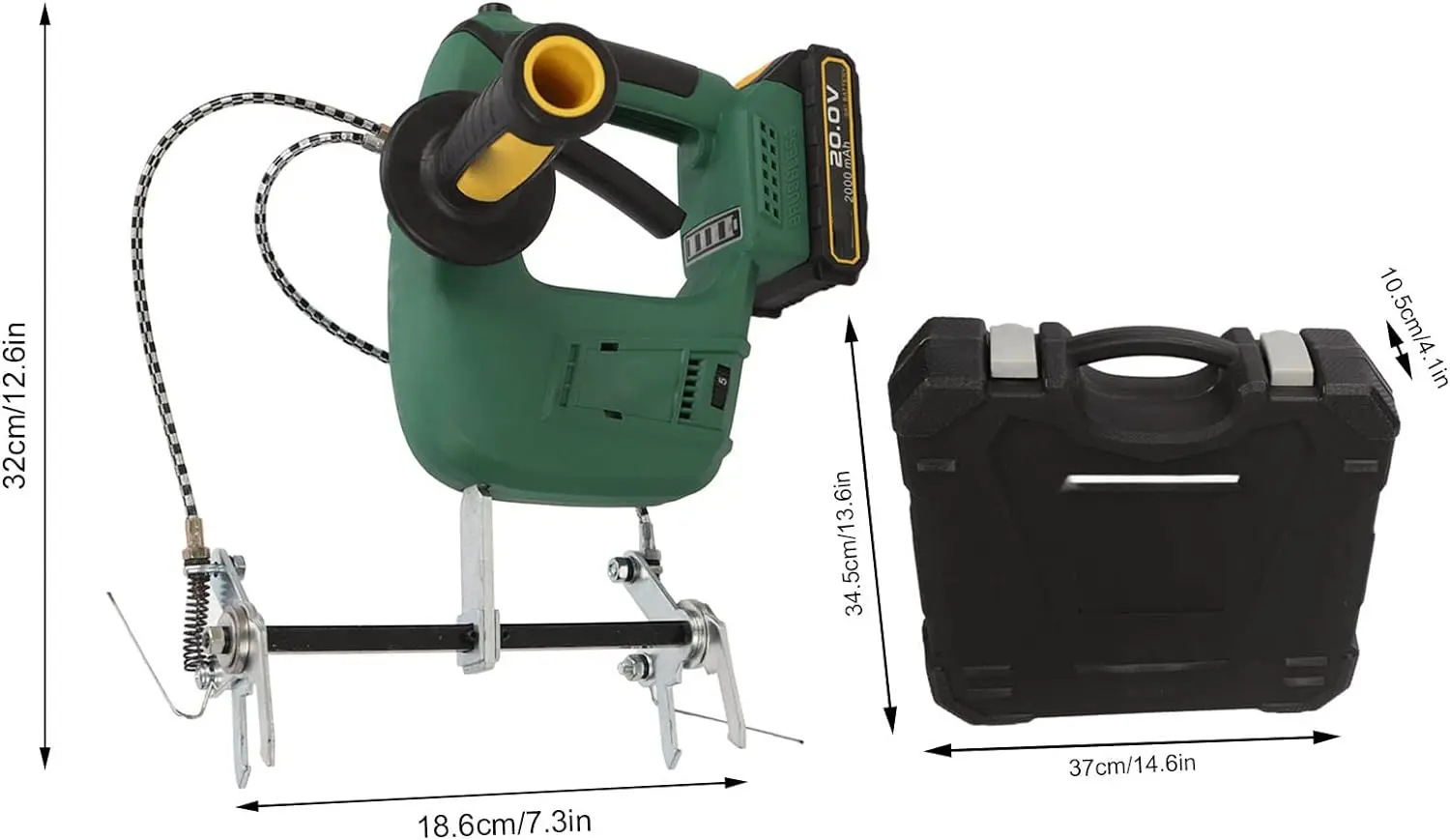 Electric Honey Shaker  Brushless Bee Removal Machine Bee Spinner Crank for Home Bee Farm