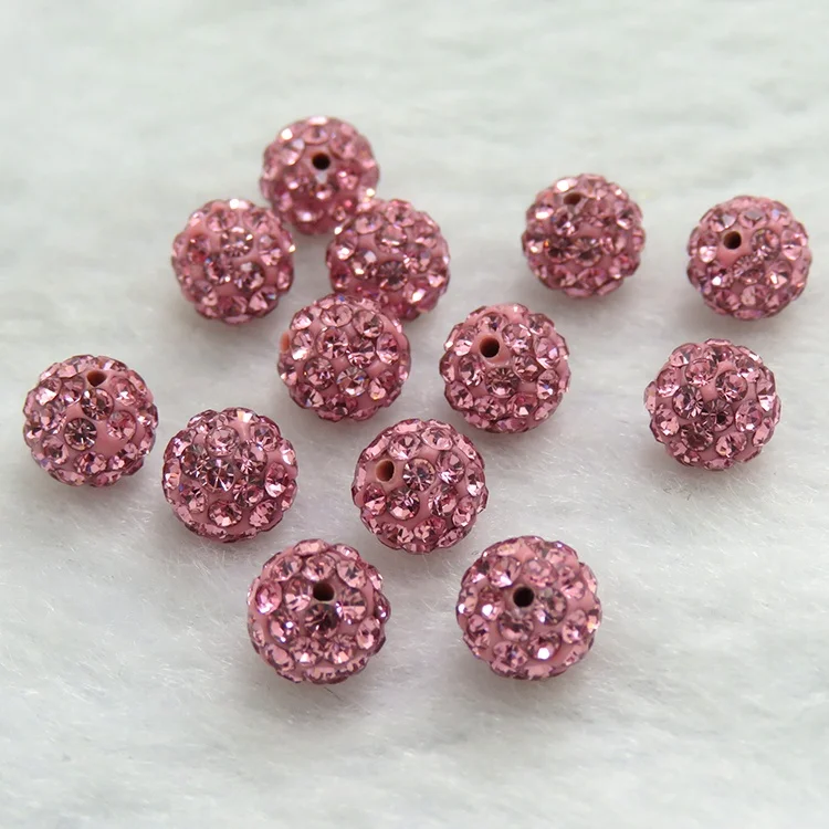 ball bead round 8 mm All Kinds of Fire Ball for Rhinestone Colorful Crystal Round Beads Charms Jewelry Makings bracelets beads