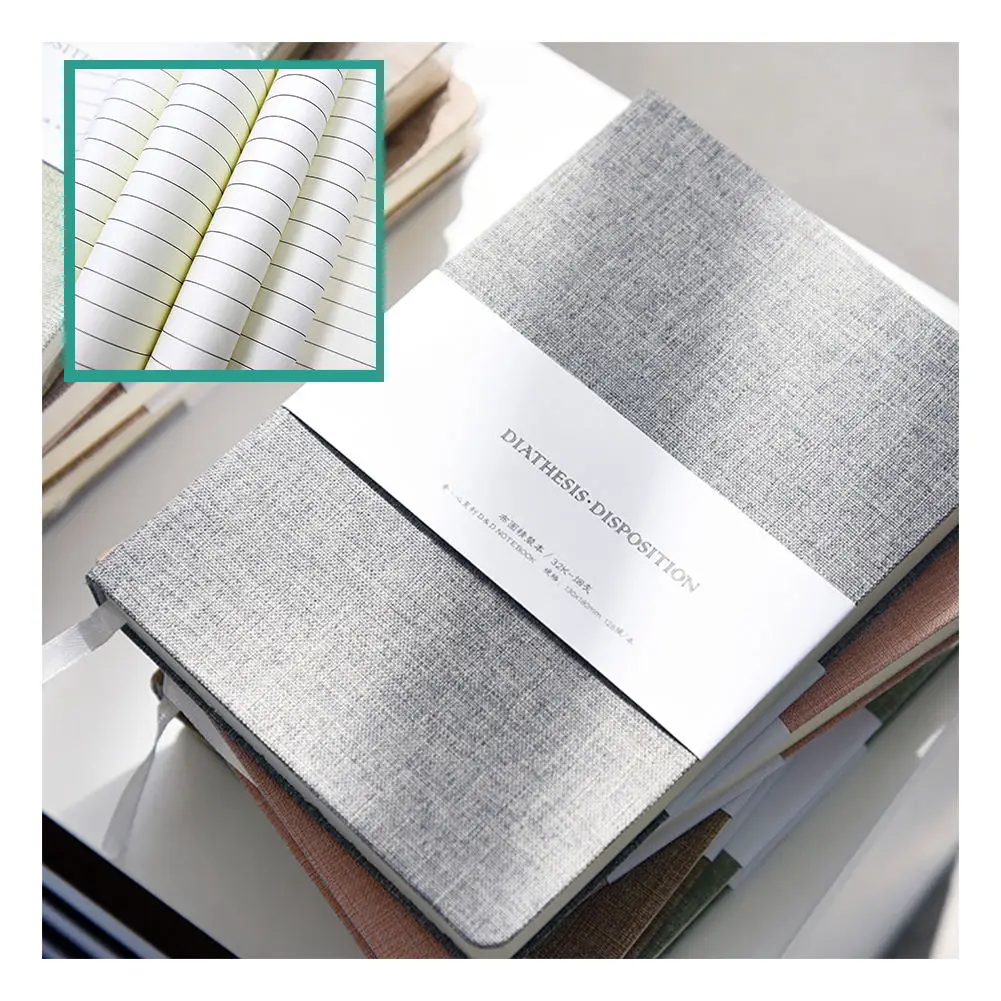 Leter Free Sample Blank Notebook Business Planner Work Agenda Budget Binder Macaron Canvas Candy Color Pu Leather Cover Binder