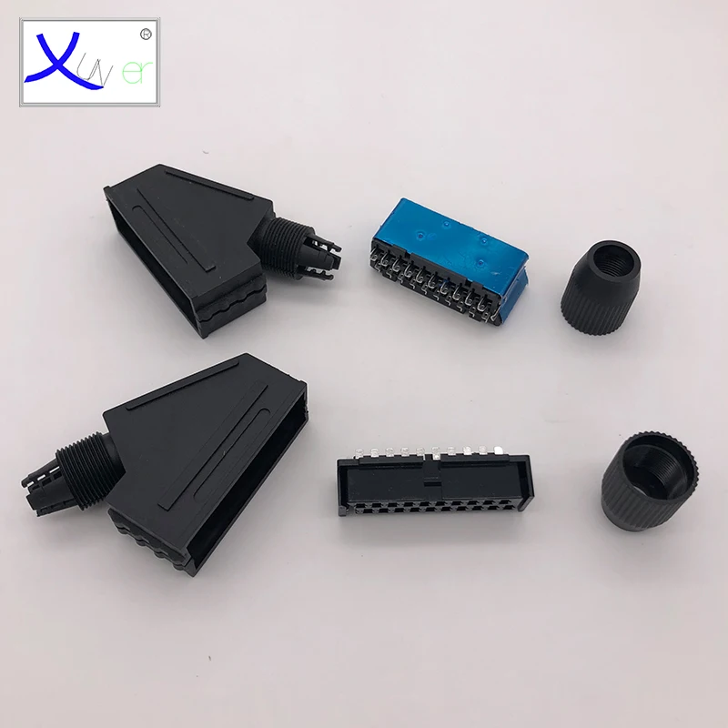 
21 Pins Male & Female Scart Connector TV DVD VCR Plug /Socket 