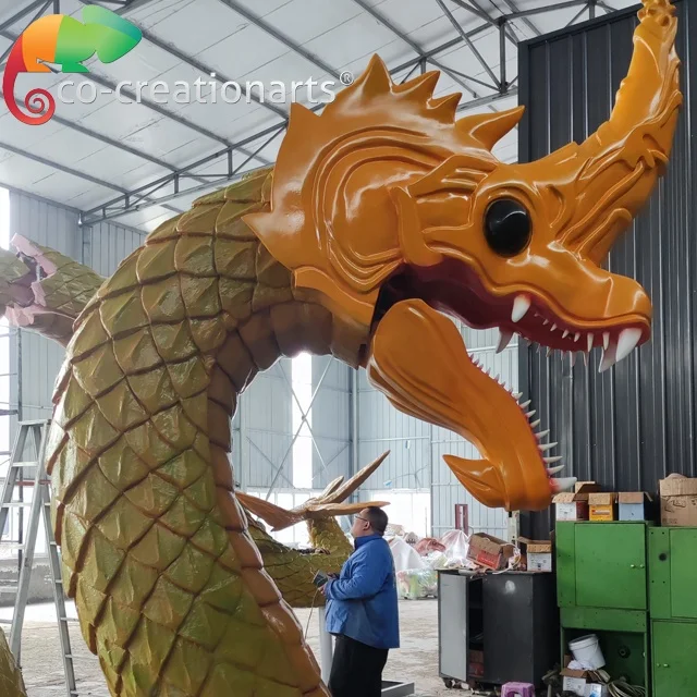Змея из стекловолокна и смолы 3D для украшения на Хэллоуин