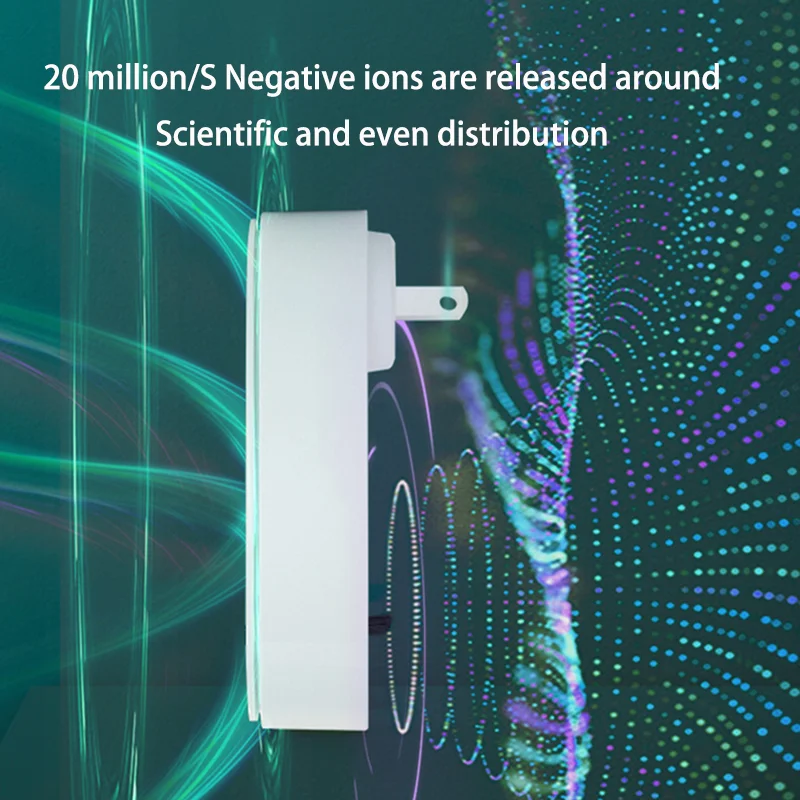 Portable Mini Plug in Air Freshener Purifier Decomposing Indoor Smokes Smell Radiation Protection Air Purifier Freshener