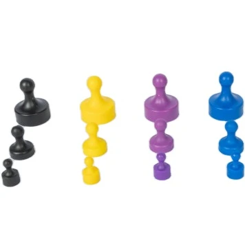 Made in China custom magnetic plastic pushpins for world map whiteboards