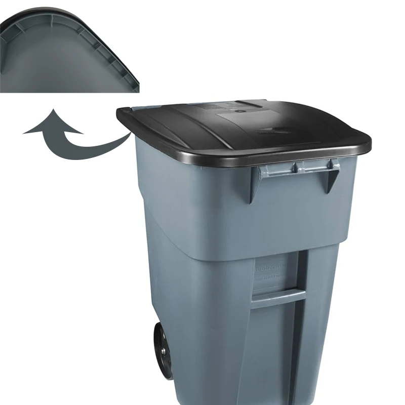 240 Litre 120 Litre Waste Bin Tag Plastic Garbage Can Trash Wheelie Dust recycling bins outdoor bins trash waste container