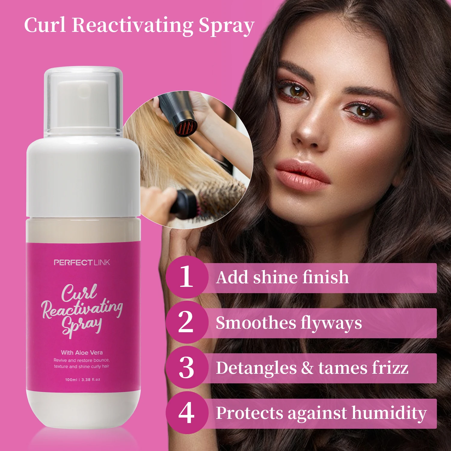 Low Moq Oem African Hair Care Leave-In Conditioner Spray Damage Repaired Hair Spray for Curly Hair Products