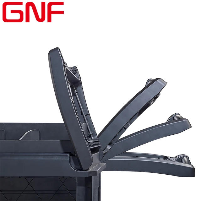 GNF hotel plastic housekeeping service cleaning trolley cart multifunctional Utility Servicing maid trolley cart