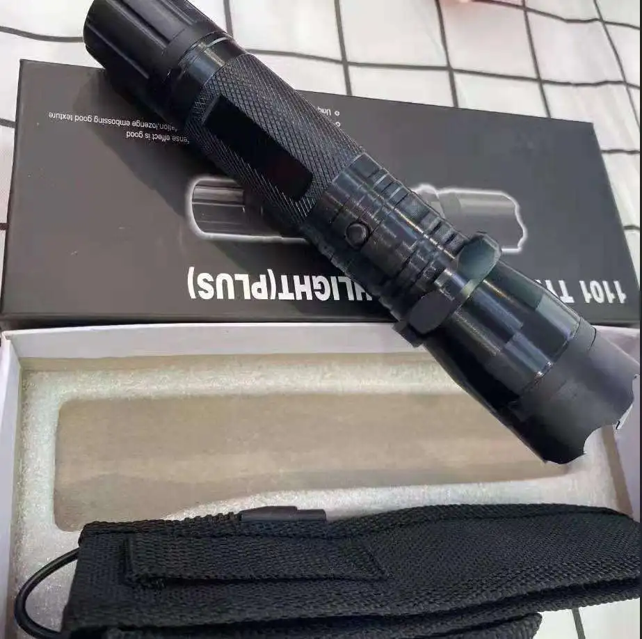 1000 Lumens IP68 Waterproof Tactical Led Flashlights Torches Stun Gun Self Defense