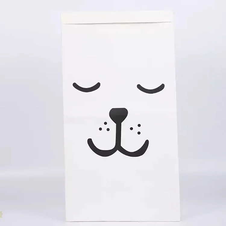 Оптовая продажа, различные дизайны моющихся игрушек, Европейская сумка из крафт-бумаги ins для хранения мусора в детской комнате