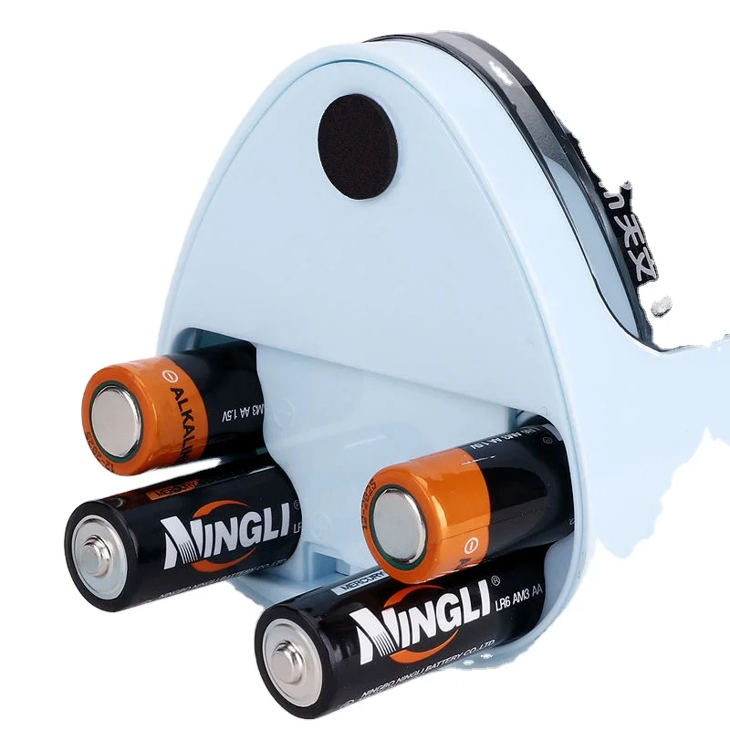 2024 Double hole electric pencil sharpener for primary school students semi-automatic thick battery  pencil sharpening machine