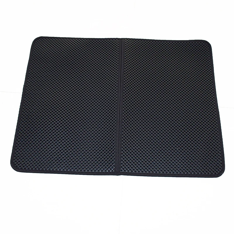 Honeycomb Double-Layer Design Waterproof Urine Proof Cat Box Mat Kitty Litter Mat Litter Trapper Carpet