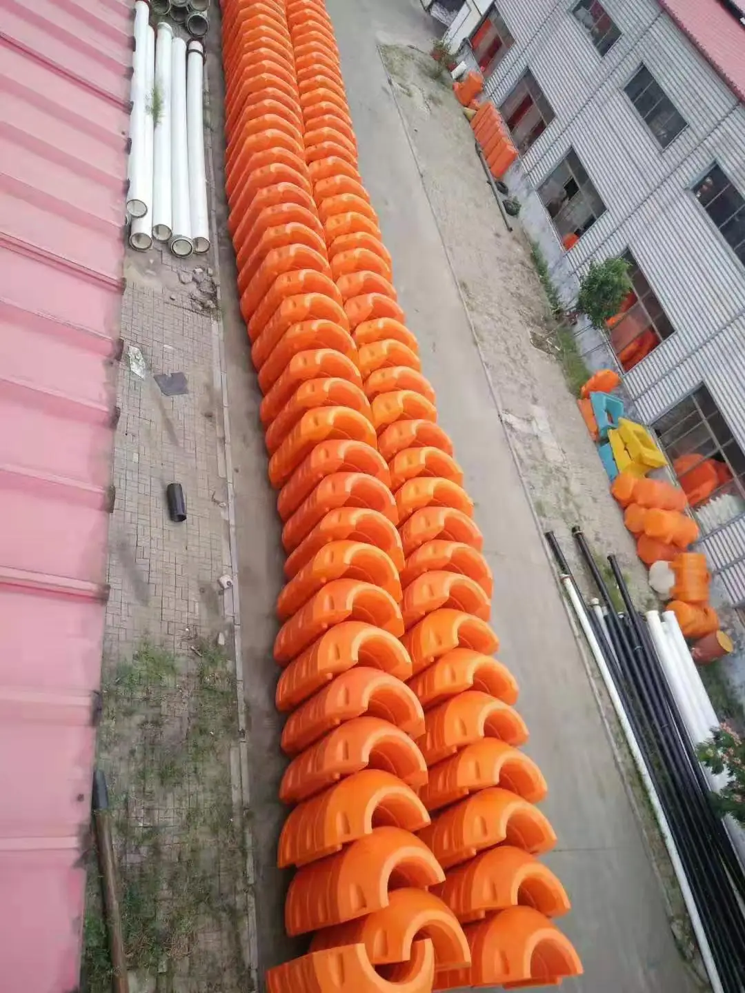 18inch Mdpe Dredging Pipe Floater Floats for Marine Oil Rubber Hose Floating