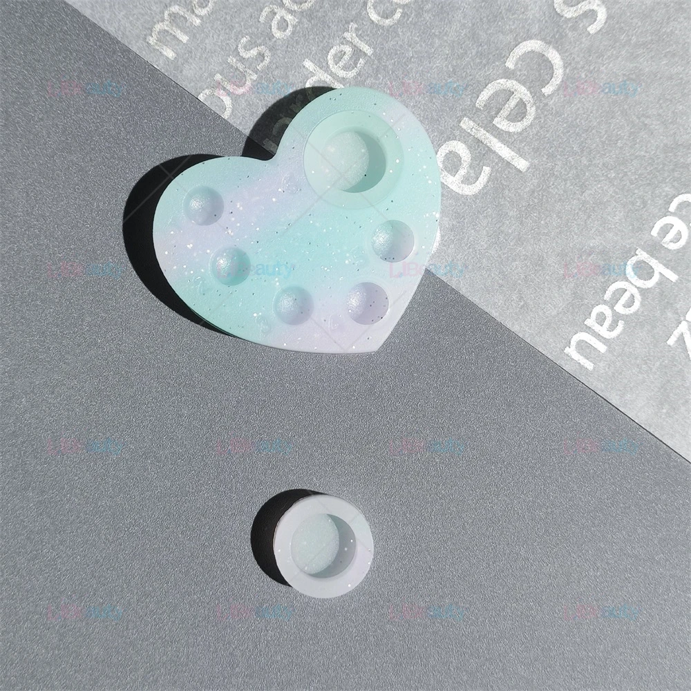 Silicone palette for Lash lifting and tinting Glitter Brow and Lash Perm and Dye Mixing Tray Reusable Silicone Lash lift Pallet