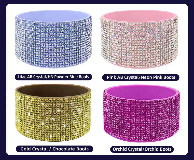 NEON TUMBLER Bumper Gradient Matte Luster Silicone Boot Compatible with Tumbler Boot 24-40 OZ Water Bottles