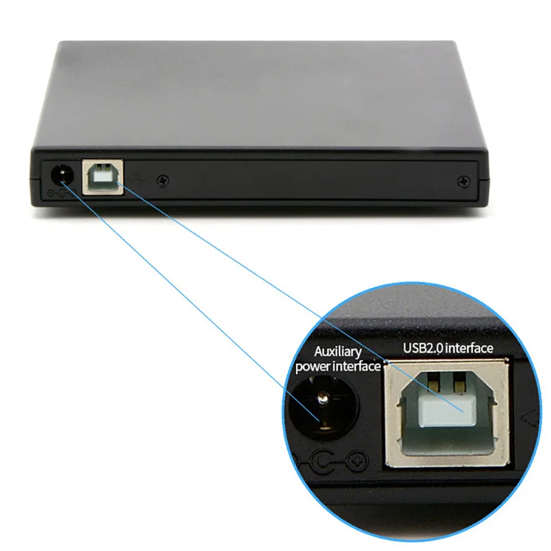 Заводская цена привод DVD USB 2 0 Plug and Play Внешний оптический CD/DVD-ROM плеер для