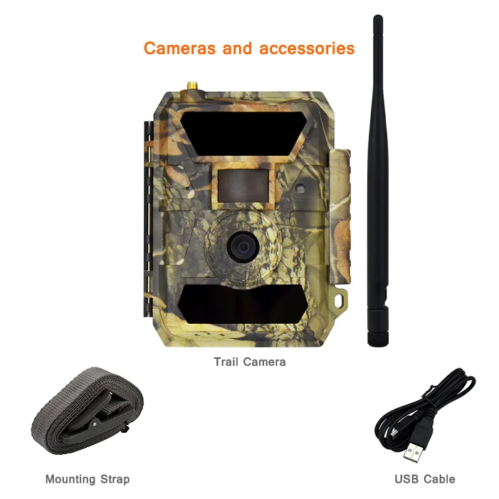 12MP 1080P 3G cellular Deer Trail Hunting Camera with Android & IOS APP
