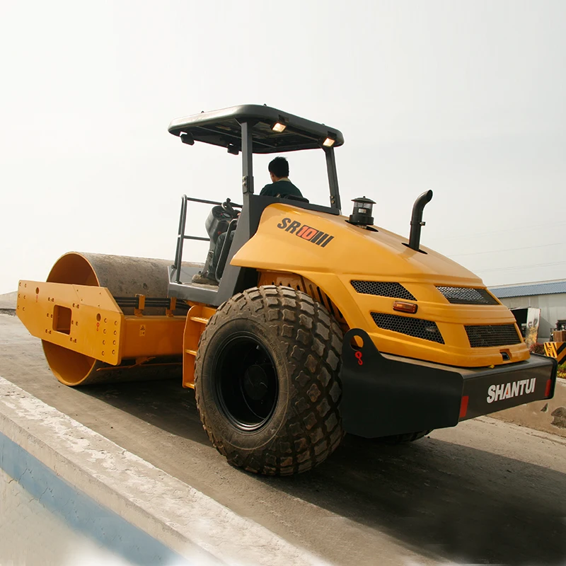 Shantui 10 Ton Small Single Drum Compactor Vibratory Road Roller SR10 SR10-B6 for Sale