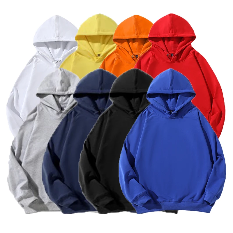 Hooded sweatshirts wholesale custom cotton blank hoodies sweatshirts