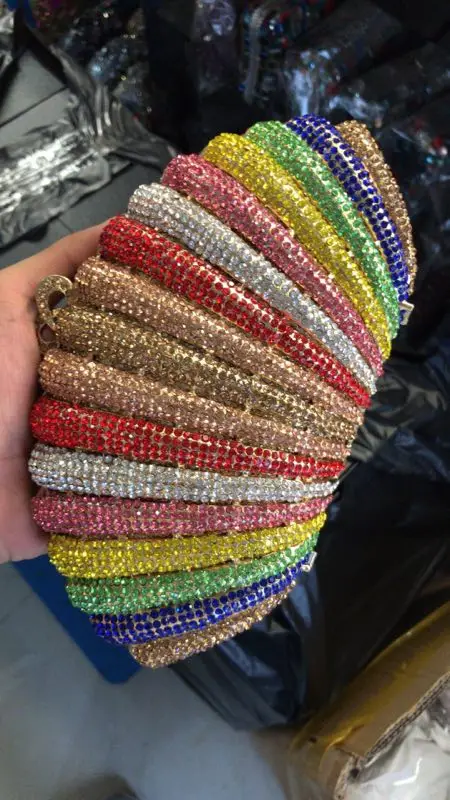 Factory sale 2020 NEW shiny purse rhinestone evening bag crystal clutch for women