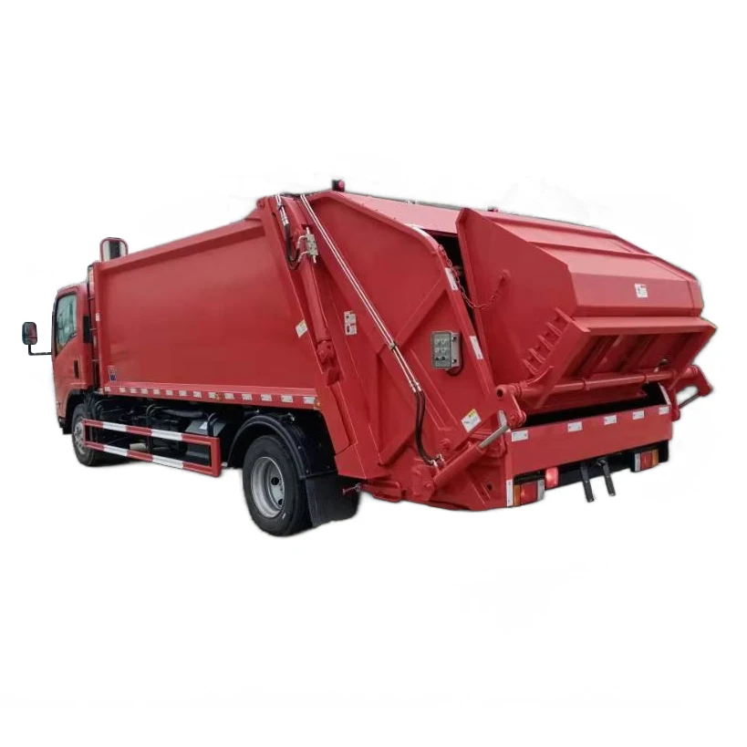 China Manufacture ISUZU NPR 4x2 190HP 10CU.M garbage rubbish trash truck
