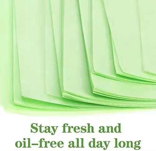 Beauty Care Clean Oil Absorbing Tissue Paper Sheet Clear Oil Control Film Paper for Oily Skin Easy to Take Face Oil Control Film