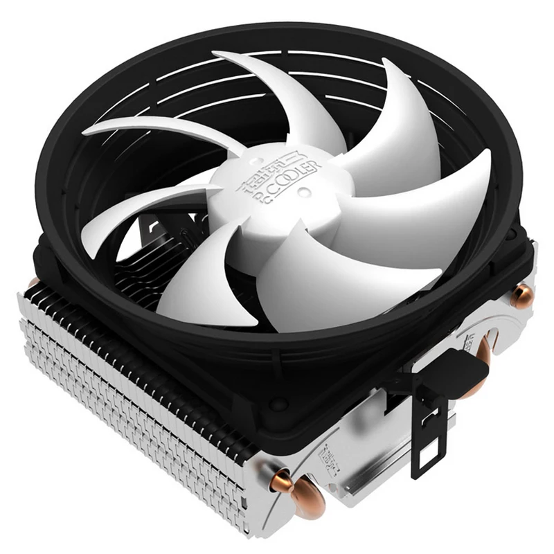 Pccooler V4  Copper plating CPU cooler 100mm 4PIN PWM cooling fan For Intel 775 1150 1151 1155 1156 AMD Q100 quiet Cooler