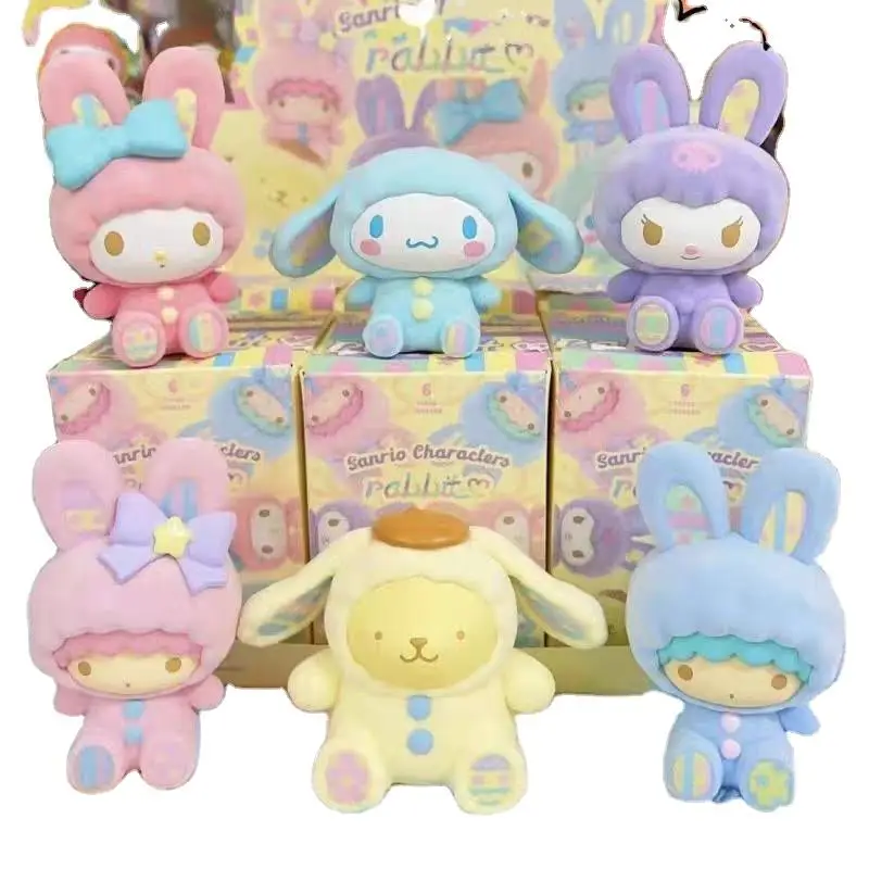 Japan Kuromi Blind Box Custom Your Own 3D Cartoon Anime Doll Lucky Box Figurine PVC Mystery Blind Box Toy