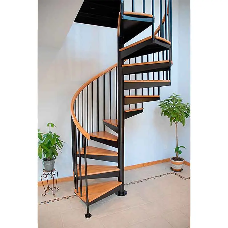 Blh-5  Top Quality Cast Iron Spiral Staircase  Wrought Iron Spiral Staircase For House And Villa