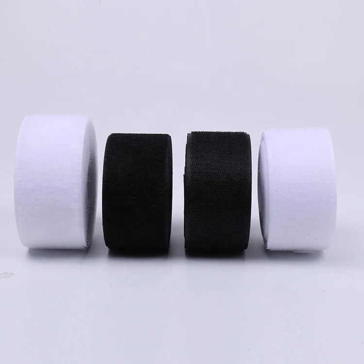 Nylon Material  Tape Abrasion Resistance White Hook And Loop Tape And Plastic bags hook and loop tape