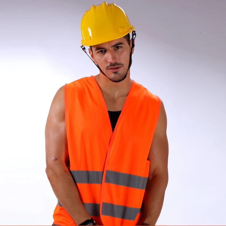Mesh Hi Vis Printing Reflect Warning High Visibility Safety Reflective Working Vest